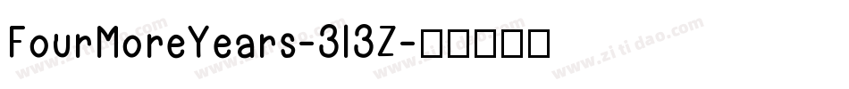 FourMoreYears-3l3Z字体转换