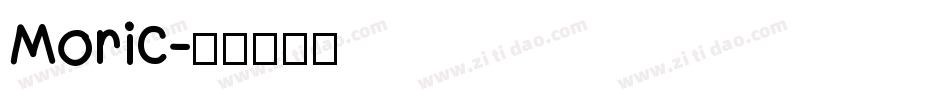 Moric字体转换