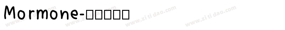 Mormone字体转换