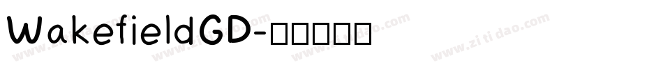 WakefieldGD字体转换