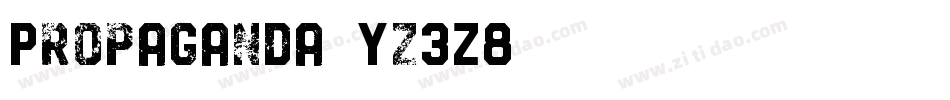 Propaganda-Yz3Z8字体转换