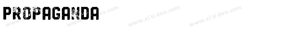 Propaganda字体转换