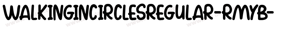 WalkingInCirclesRegular-rmyB字体转换