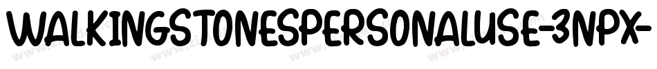 WalkingStonesPersonalUse-3npX字体转换