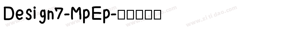 Design7-MpEp字体转换