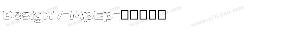 Design7-MpEp字体转换