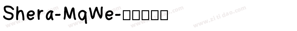 Shera-MqWe字体转换