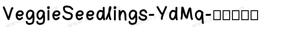 VeggieSeedlings-YdMq字体转换