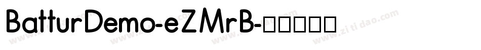BatturDemo-eZMrB字体转换