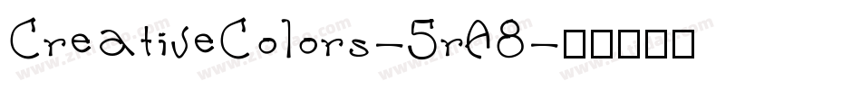 CreativeColors-5rA8字体转换