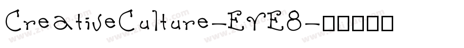 CreativeCulture-EYE8字体转换