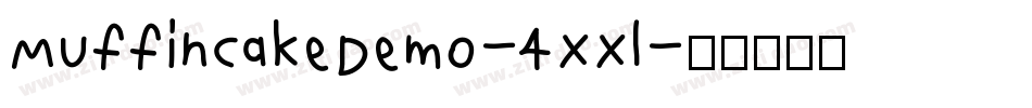 MuffinCakeDemo-4XXl字体转换