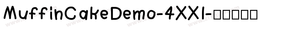 MuffinCakeDemo-4XXl字体转换