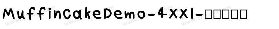 MuffinCakeDemo-4XXl字体转换