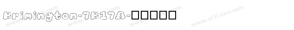 Brimington-7B17A字体转换