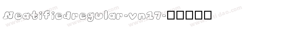 Neatifiedregular-vn17字体转换