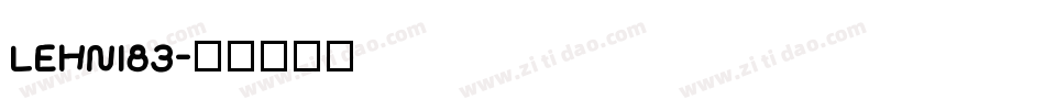 LEHN183字体转换
