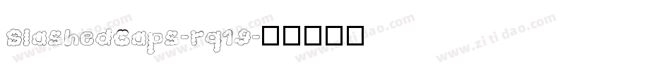 SlashedCaps-rq19字体转换