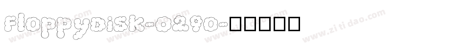 FloppyDisk-O29o字体转换