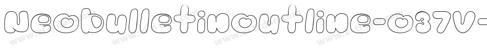 Neobulletinoutline-o37V字体转换