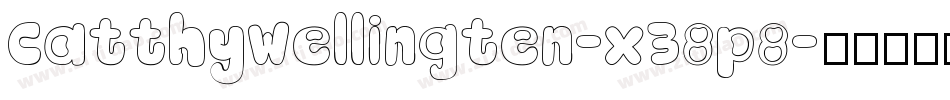 CatthyWellingten-x38p8字体转换