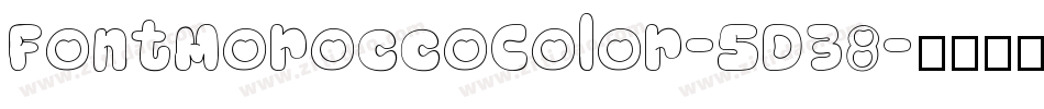 FontMoroccoColor-5D38字体转换