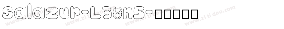 Salazur-L38n5字体转换