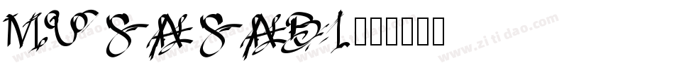 MUSASABI字体转换