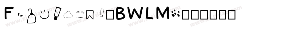 Firstlove-BWLMw字体转换