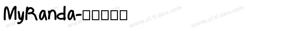 MyRanda字体转换