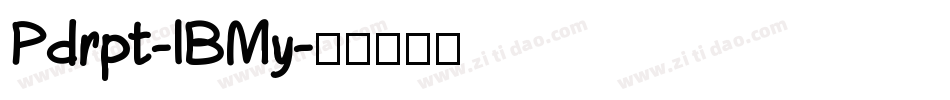 Pdrpt-lBMy字体转换