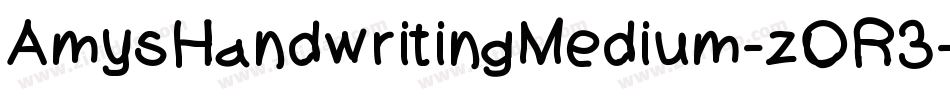 AmysHandwritingMedium-zOR3字体转换