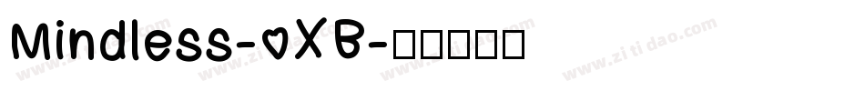 Mindless-oXB字体转换
