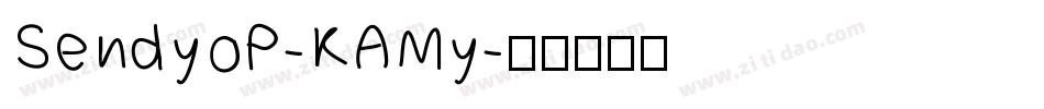 SendyoP-KAMy字体转换