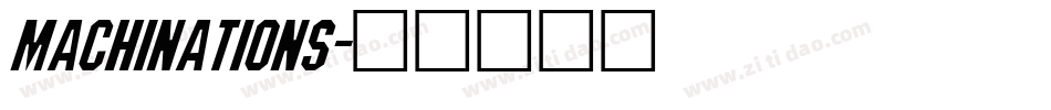 Machinations字体转换