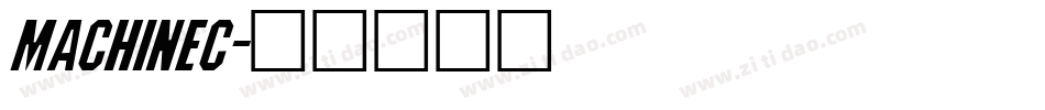 MachineC字体转换