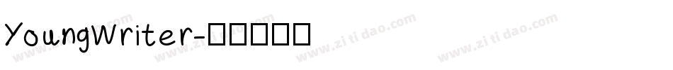 YoungWriter字体转换