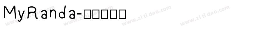 MyRanda字体转换