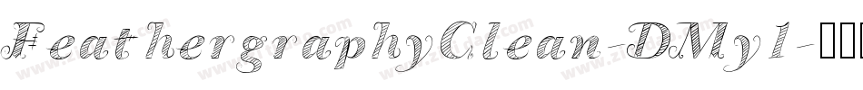 FeathergraphyClean-DMy1字体转换