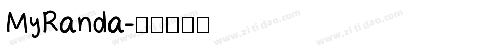 MyRanda字体转换