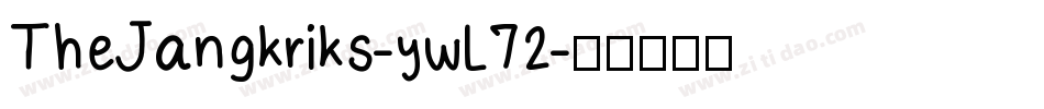 TheJangkriks-ywL72字体转换