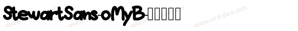 StewartSans-oMyB字体转换