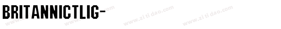 BritannicTLig字体转换