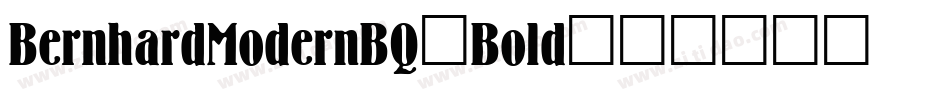 BernhardModernBQ-Bold字体转换
