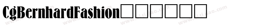 CgBernhardFashion字体转换