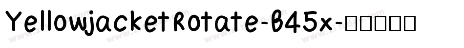 YellowjacketRotate-B45x字体转换