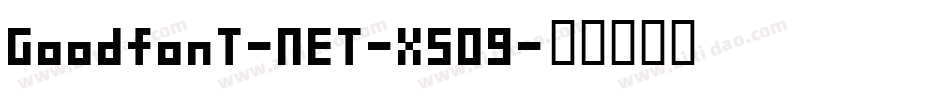 GoodfonT-NET-XS09字体转换
