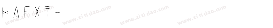 Haext字体转换