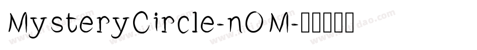 MysteryCircle-nOM字体转换