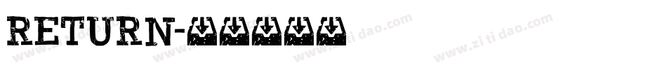 return字体转换